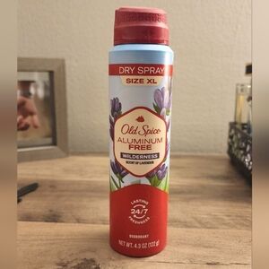 Old Spice Dry Spray Mens Aluminum Free Wilderness New